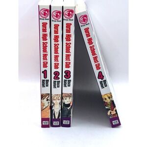 Ouran High School Host Club Books 1-4 Bisco Hatori series set Shojo Beat Manga